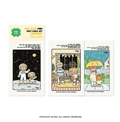 Oigu Oigu Club Mini card set - Happiness