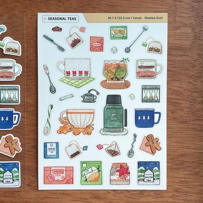 SEASONAL TEAS 씰스티커