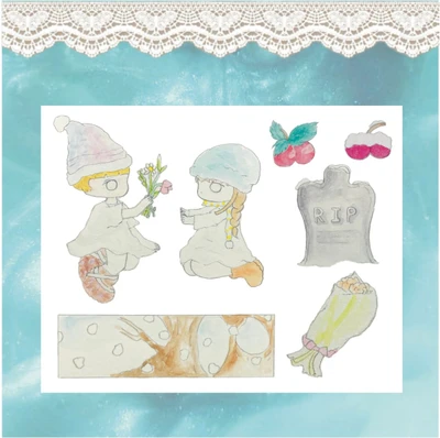 Snow garden 눈의 정원 스티커