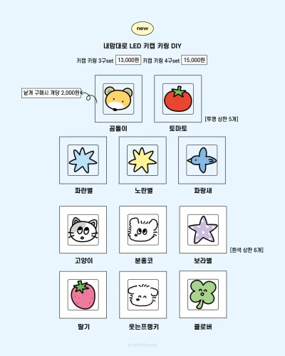 LED키캡키링DIY