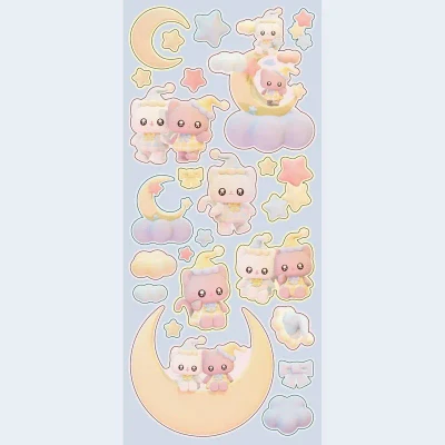 달님과 냥이 씰스티커