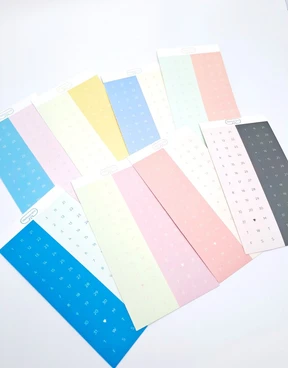 Two-Color Calendar Number Sticker SET (달력스티커 세트상품)