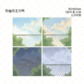 하늘모조지팩