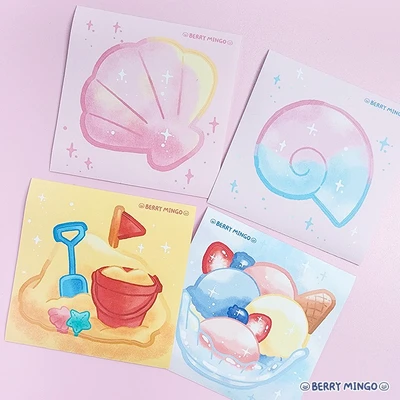 반짝여름 모조지 4종 SET