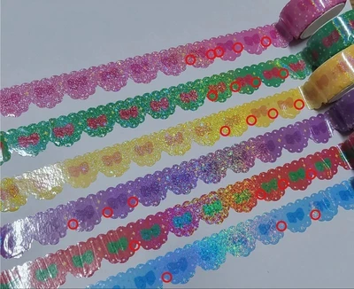 B급 반짝이 리본다이컷 (10g)