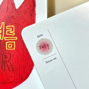 스프레드 투명 스티커