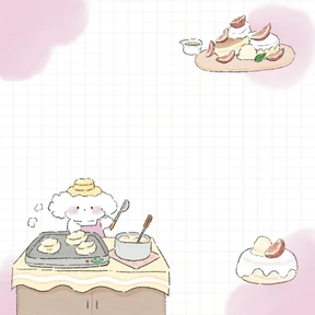 (Sale)무화과 수플레 떡메모지