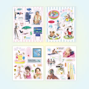 Here Summer Sticker