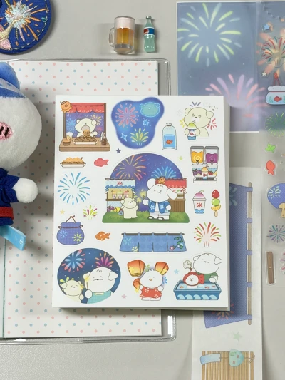 (new!) 불꽃 축제 씰스티커 [신상할인10%]