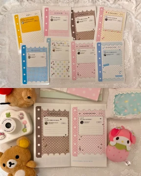 (new!) 신상 모조지 스티커팩 4종 (+ 네모조지 B급팩)