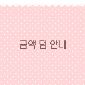 금액 덤 안내