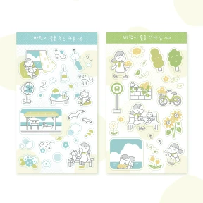 신상🍀투명스티커 2종