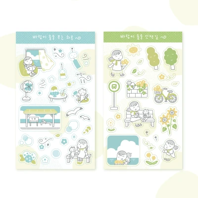 신상🍀투명스티커 2종