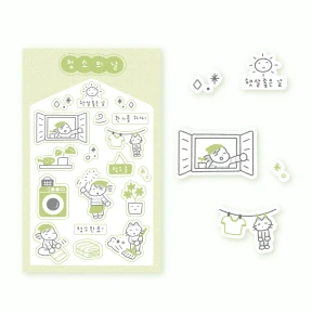 신상🍀청소의 날 씰스티커