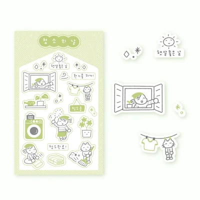 신상🍀청소의 날 씰스티커
