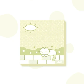 신상🍀햇살고양이 떡메모지