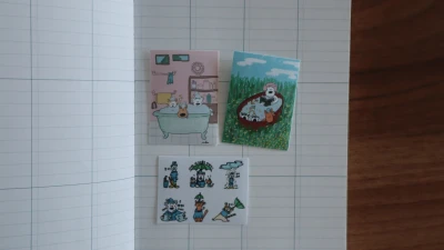(NEW!) 여름의 순간들 조각 스티커 모음