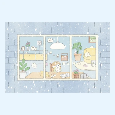 [엽서] 창문에서…