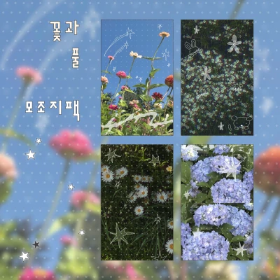 신상✨꽃과 풀.. 모조지팩✨