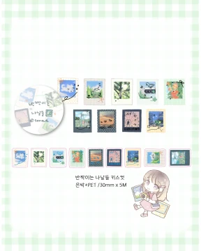 반짝이는 나날 키스컷