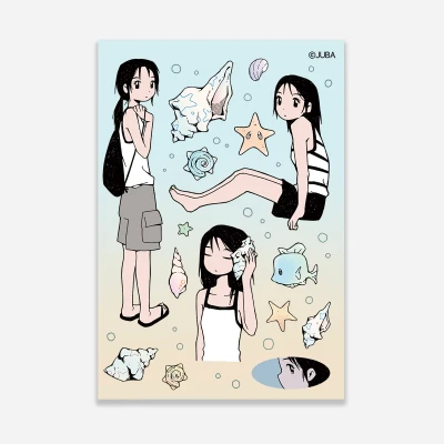 [NEW] 바다아이 투명 글리터 스티커 