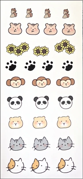 동물모임 스티커 2