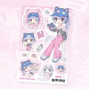 𝙉𝙀𝙒 게임오버 걸즈 스티커