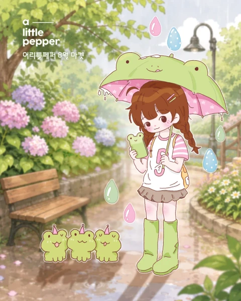 어리틀페퍼 8월 마켓