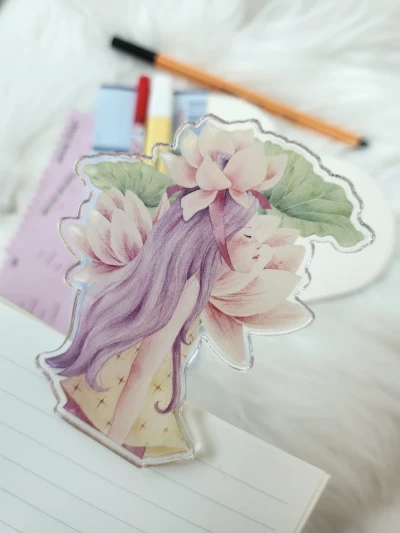 [연꽃처럼] 아크릴 클립
