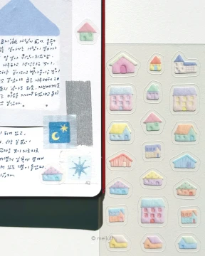 투명 스티커 502 코튼캔디홈