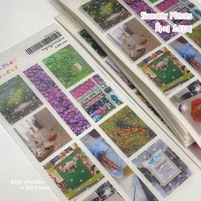 [지제x티엘씨룸] Summer Pieces 화지 스티커