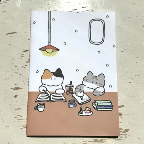 책상위의 소심한고양이 한달다이어리 노트
