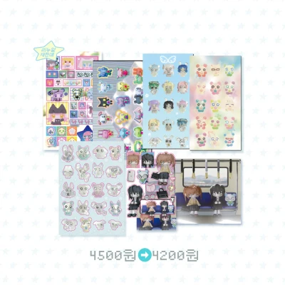 기존 입체 스티커/스티커팩 (4200원)