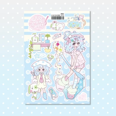 [new♡] 버블블루 스티커