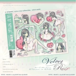 Velvet Rose . sticker : velvet castle