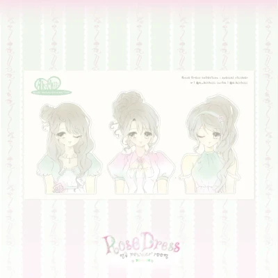 Rose Dress : sticker 세트 구매 특전