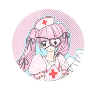 간호사 소녀 핀버튼
