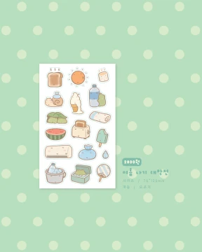 ꒰ N E W ꒱ 여름 나기 대작전 스티커
