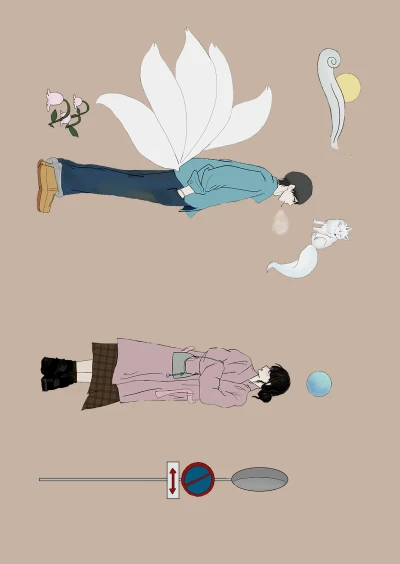구미호 엽서