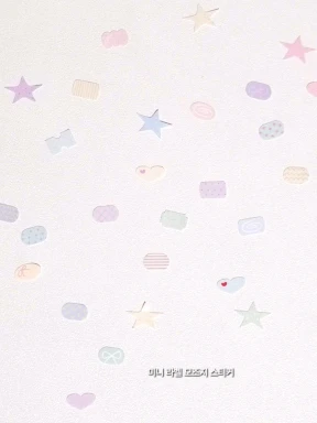 미니 라벨 모조지 스티커