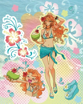 *New* Summer Mint Lookbook sticker 