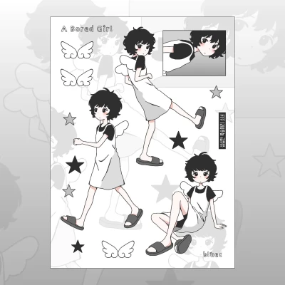 신상✨심심한 복슬머리 소녀✨ (매트펄)
