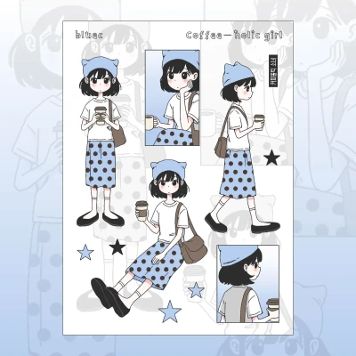 신상✨커피홀릭 소녀✨ (매트펄)