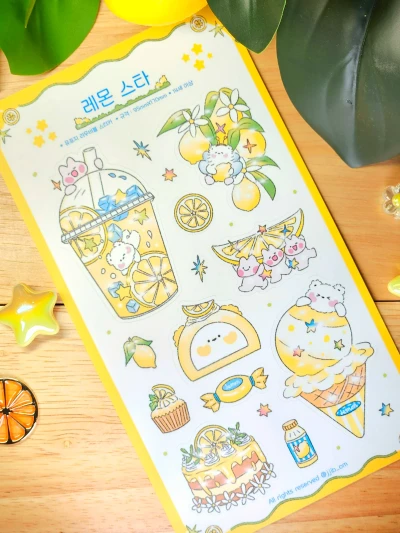 레몬 스티커