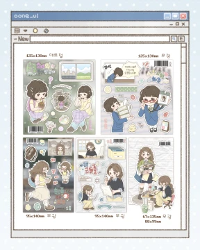 [new!] 이달의사원 스티커 5종