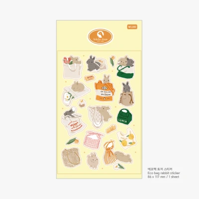 에코백 토끼 스티커 [NEW]