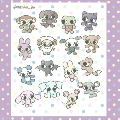 「chiBi」cuddly friends