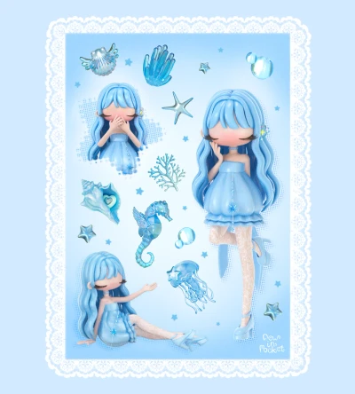 ଳ [Blue] Jellyfish Twins ଳ