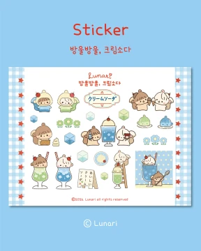 ✨서일코 신상✨ 방울방울, 크림소다 씰스티커