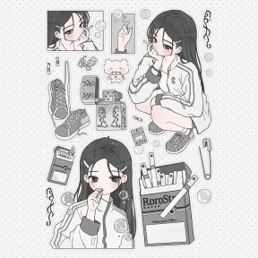 [신상] smoke 스티커